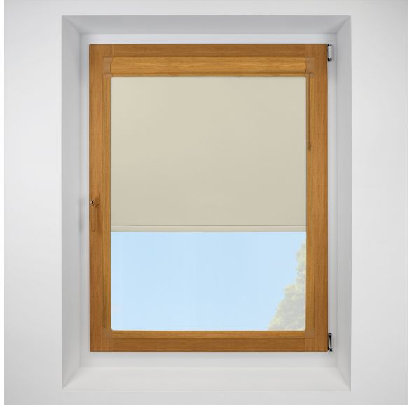 Banlight Duo Fr Blackout Calico Perfect Fit RollerPleated Blind