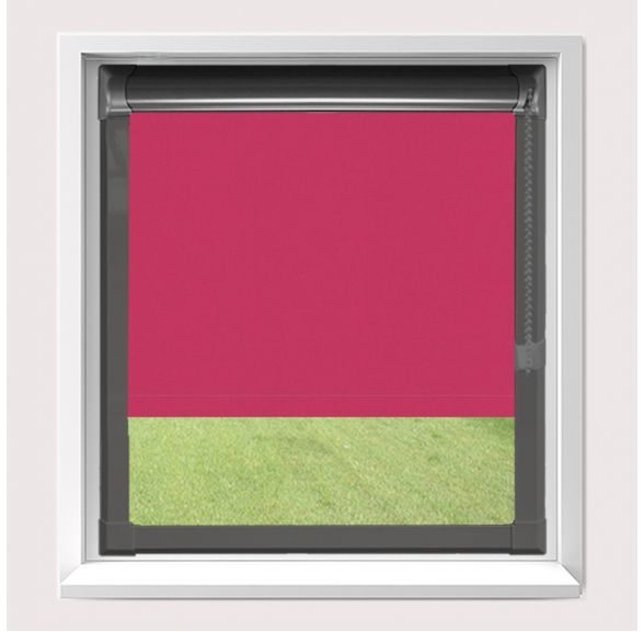 Chain Banlight Duo fr fuschia Pleated Blind With Anthracite Grey frame Chain Banlight Duo fr fuschia Pleated Blind With Anthracite Grey frame