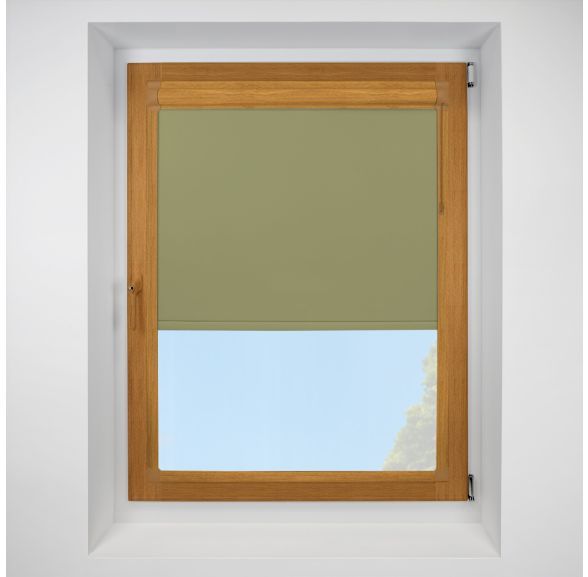 Banlight Duo Fr green Perfect Fit RollerPleated Blind