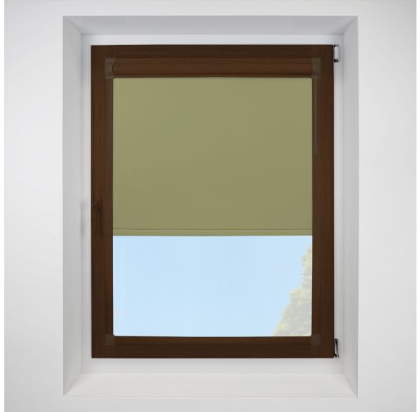 Banlight Duo Fr green Perfect Fit RollerPleated Blind