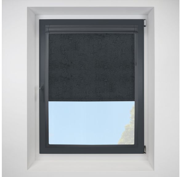 Boston Fr black Perfect Fit RollerPleated Blind