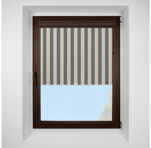 brighton stripe Perfect Fit RollerPleated Blind