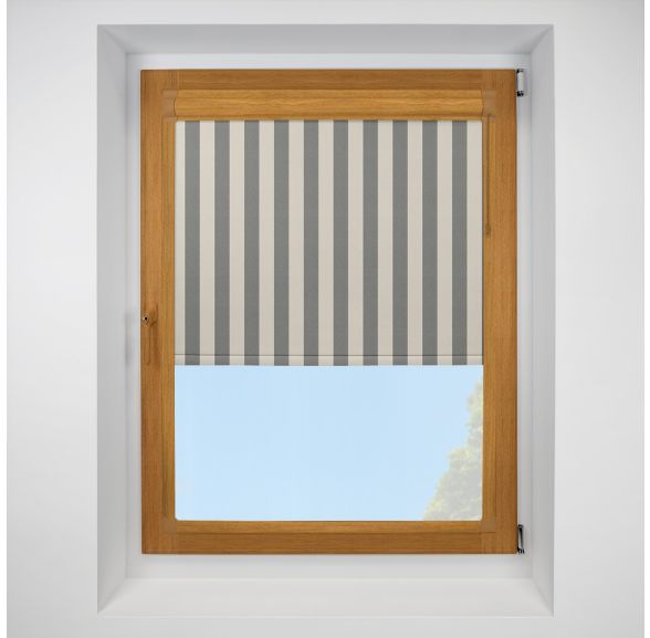 brighton stripe Perfect Fit RollerPleated Blind