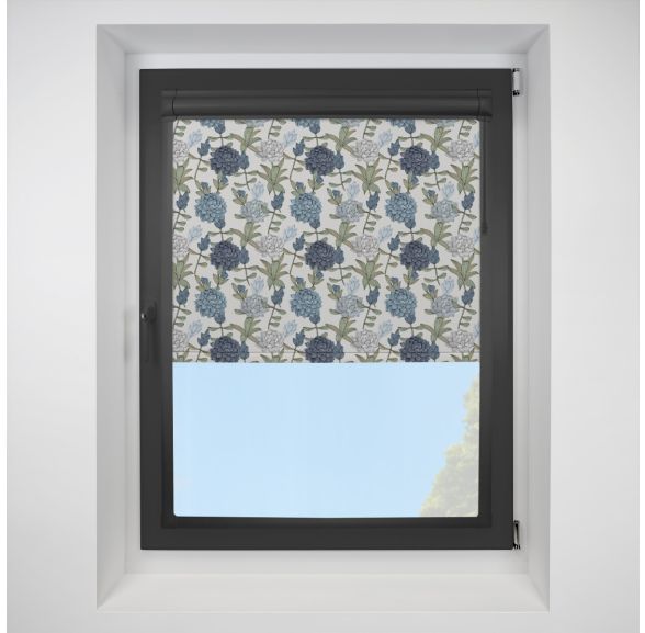 brighton stripe Perfect Fit RollerPleated Blind