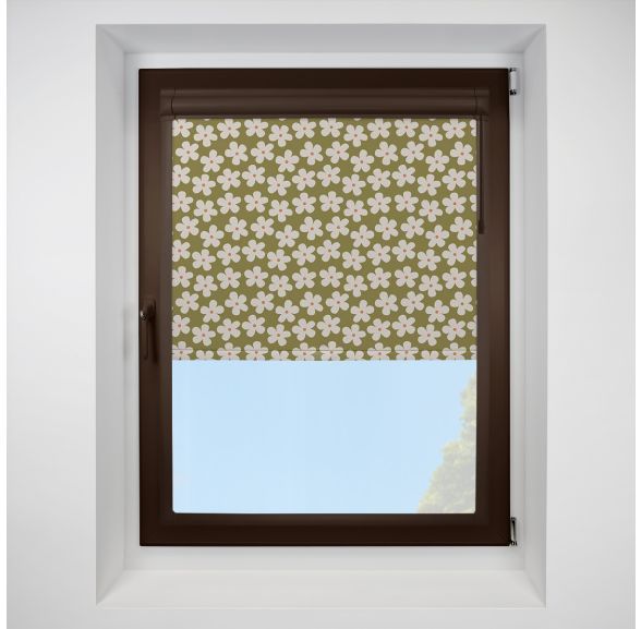 brighton stripe Perfect Fit RollerPleated Blind