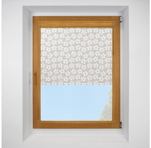 brighton stripe Perfect Fit RollerPleated Blind