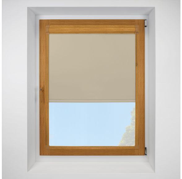 Exlite bisque Perfect Fit RollerPleated Blind