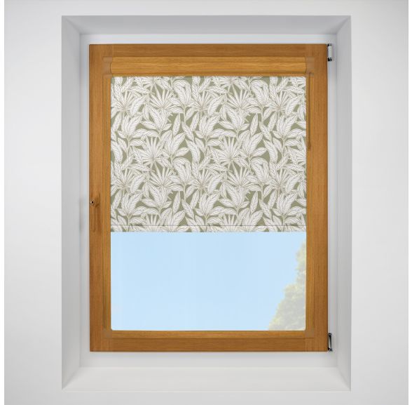 brighton stripe Perfect Fit RollerPleated Blind