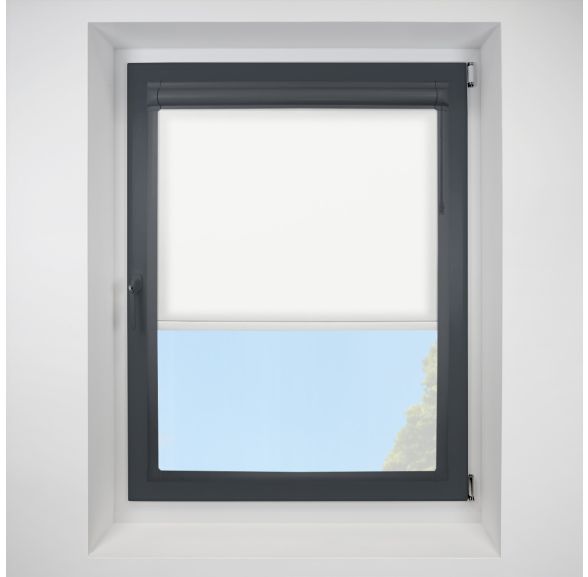 Ribbon Asc white Perfect Fit RollerPleated Blind