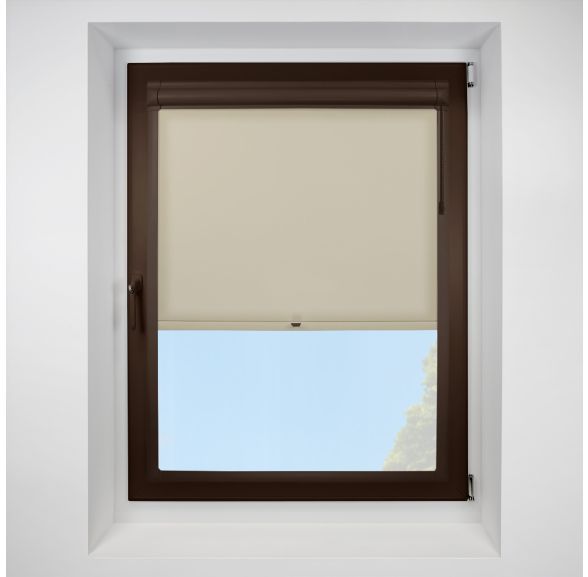 Chain Operated Splash beige Perfect Fit RollerPleated Blind