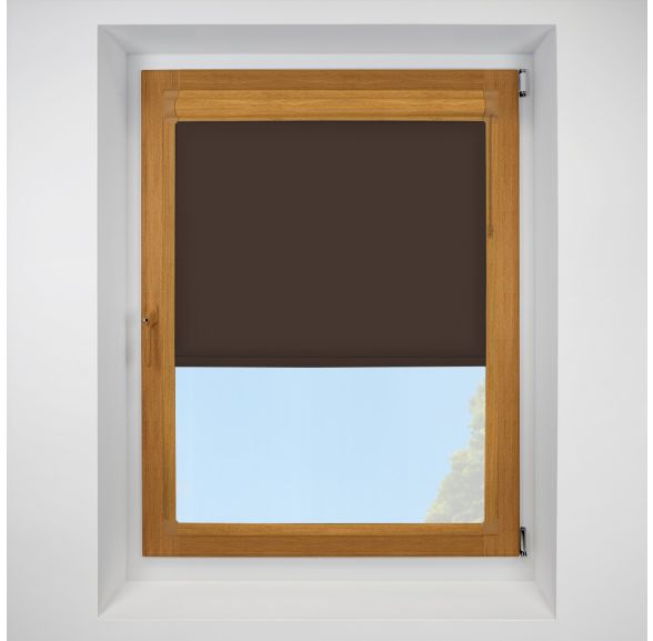 Chain Operated Splash chocolate Perfect Fit RollerPleated Blind