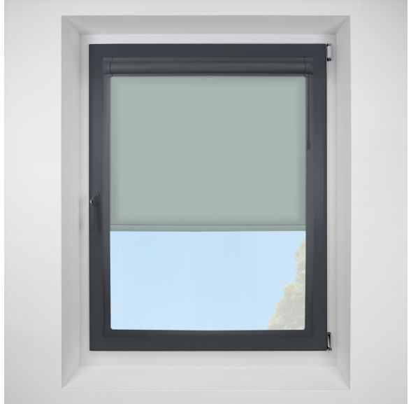 Chain Operated Splash duck-egg Perfect Fit RollerPleated Blind