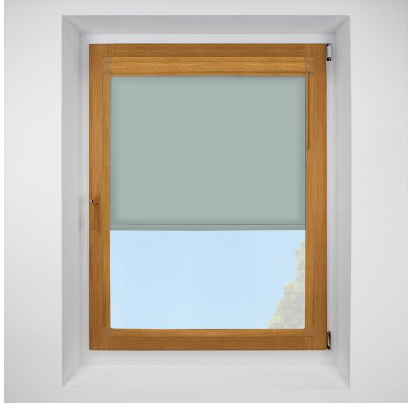 Chain Operated Splash duck-egg Perfect Fit RollerPleated Blind