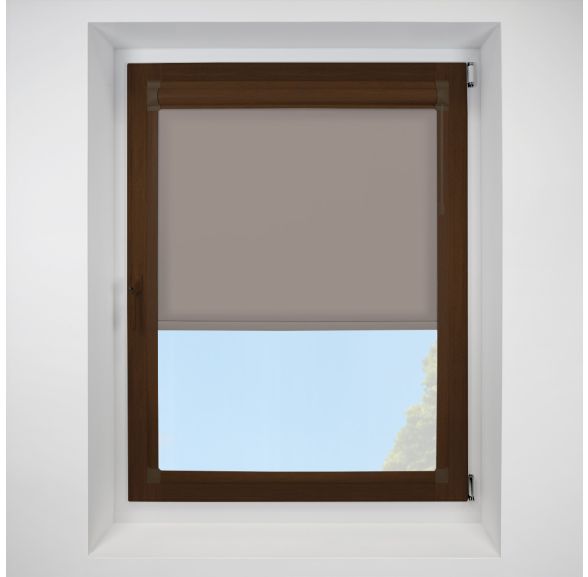 Chain Operated Splash chocolate Perfect Fit RollerPleated Blind