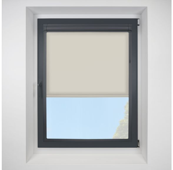 Urban Fr beige Perfect Fit RollerPleated Blind