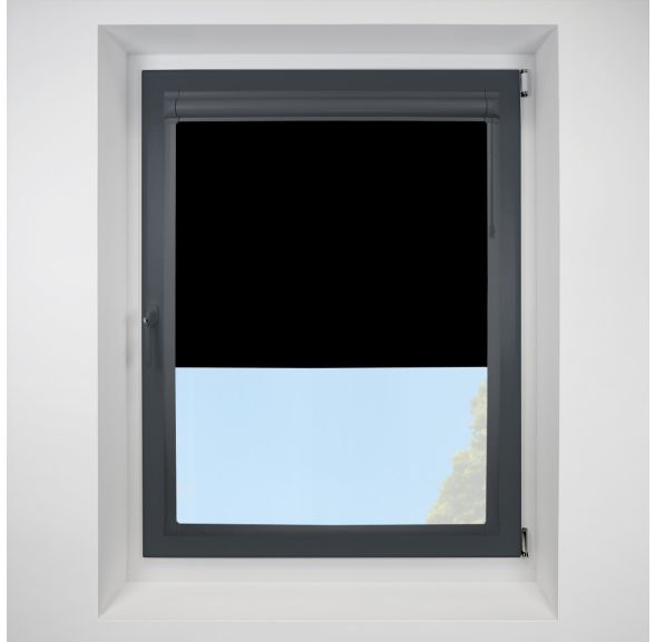 Urban Fr black Perfect Fit RollerPleated Blind