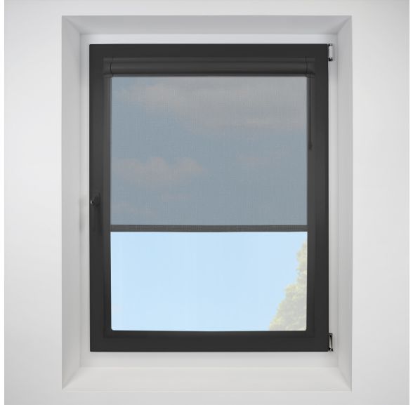 Voile moondust Perfect Fit RollerPleated Blind