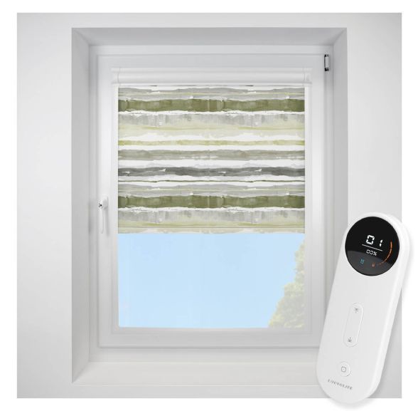 Como Verde Perfect Fit Roller Motorised Blind