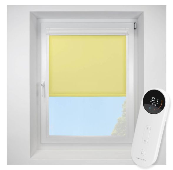 Pop Lemon Perfect Fit Roller Motorised Blind