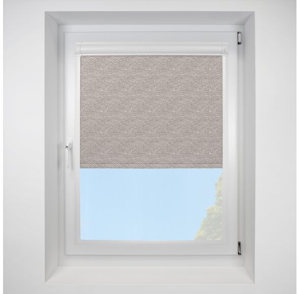 Zen Blackout Linen Perfect Fit Roller Motorised Blind