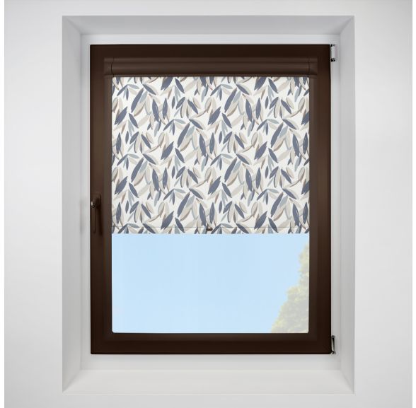 Bamboo pacific Perfect Fit RollerPleated Blind