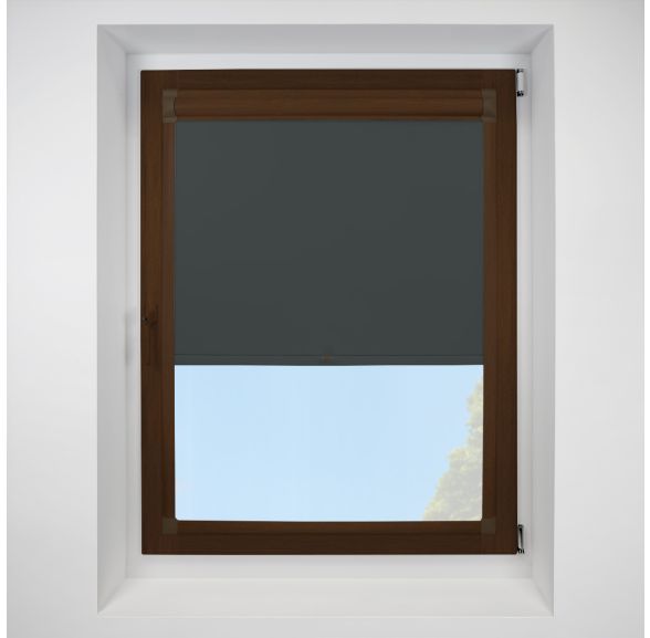 Banlight Duo Fr-bo Concrete Perfect Fit RollerPleated Blind