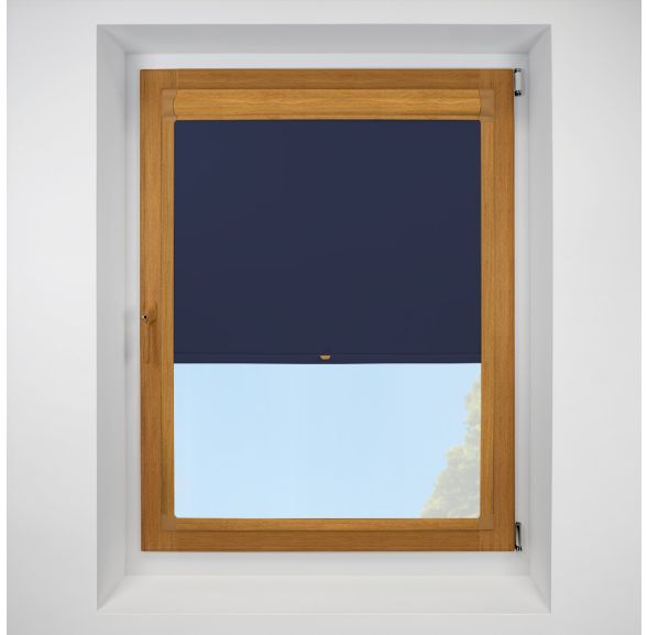 Banlight Duo Fr navy Perfect Fit RollerPleated Blind