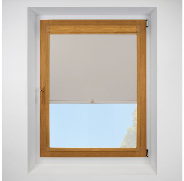 Banlight Duo Fr Blackout pearl Perfect Fit RollerPleated Blind