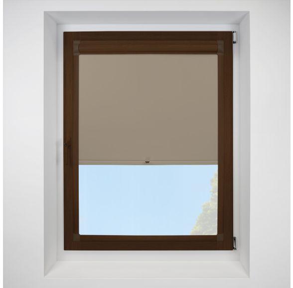 Banlight Duo Fr Blackout sand Perfect Fit RollerPleated Blind