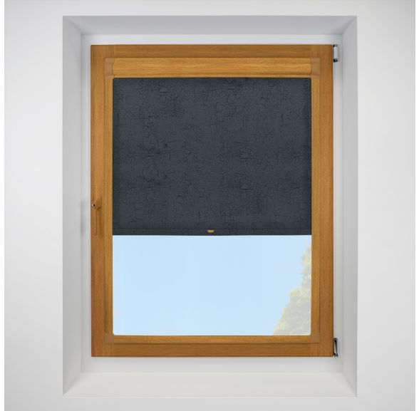 Boston Fr black Perfect Fit RollerPleated Blind