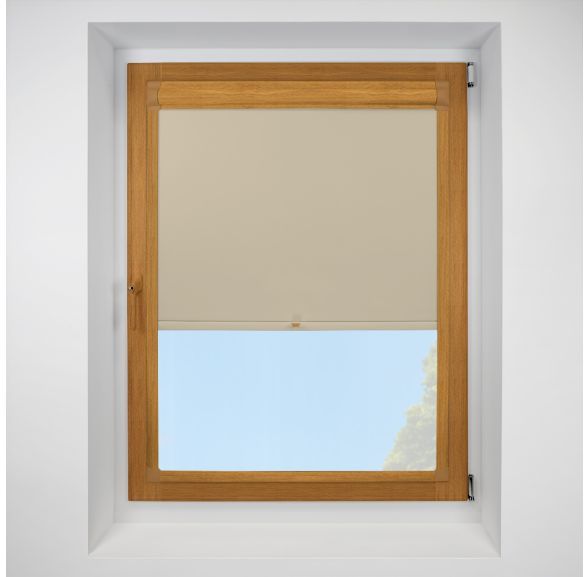 Exlite bisque Perfect Fit RollerPleated Blind