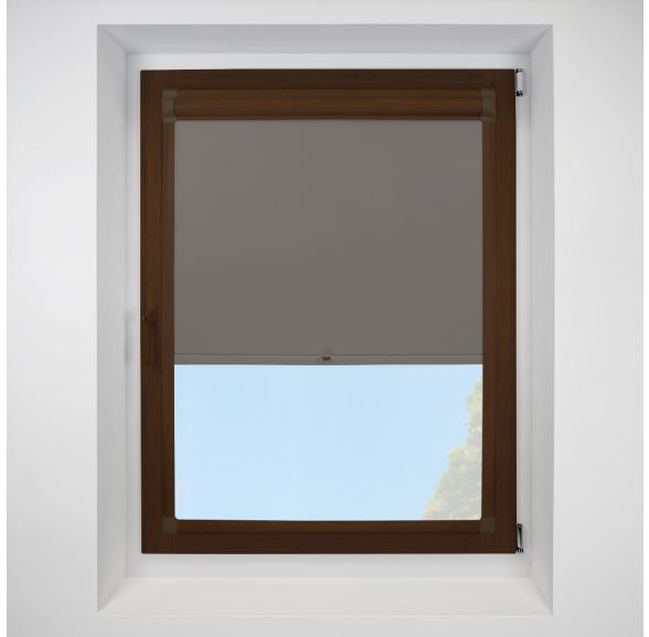 Exlite slate Perfect Fit RollerPleated Blind