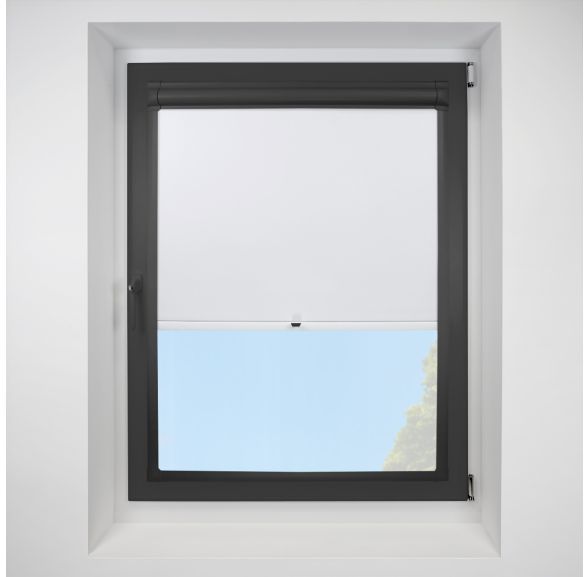 Exlite white Perfect Fit RollerPleated Blind