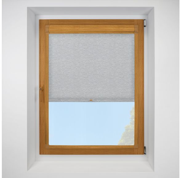 Nordic Asc silver Perfect Fit RollerPleated Blind