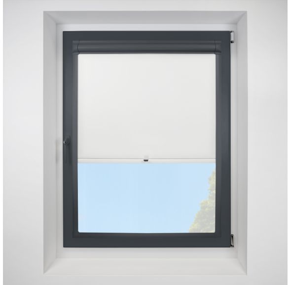 Ribbon Asc white Perfect Fit RollerPleated Blind