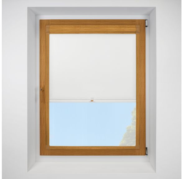 Ribbon Asc white Perfect Fit RollerPleated Blind