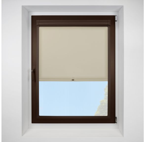 Splash beige Perfect Fit RollerPleated Blind