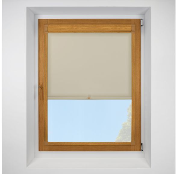 Splash beige Perfect Fit RollerPleated Blind