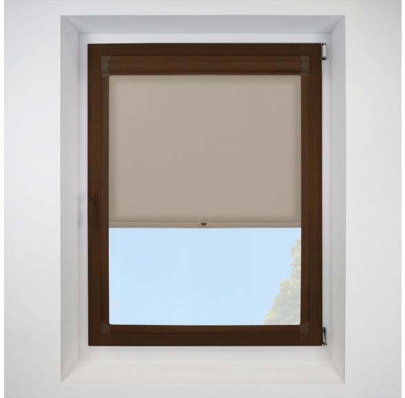 Splash hessian Perfect Fit RollerPleated Blind