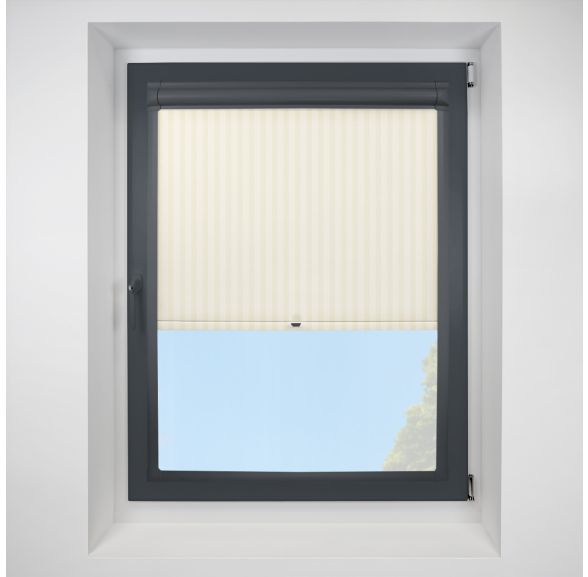 Strata Asc calico Perfect Fit RollerPleated Blind