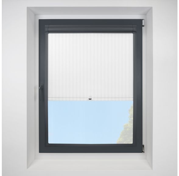 Strata Asc snowdrop Perfect Fit RollerPleated Blind