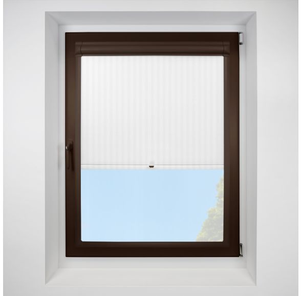 Strata Asc snowdrop Perfect Fit RollerPleated Blind