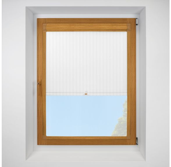 Strata Asc snowdrop Perfect Fit RollerPleated Blind