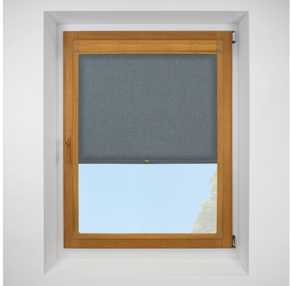 Topaz graphite Perfect Fit RollerPleated Blind