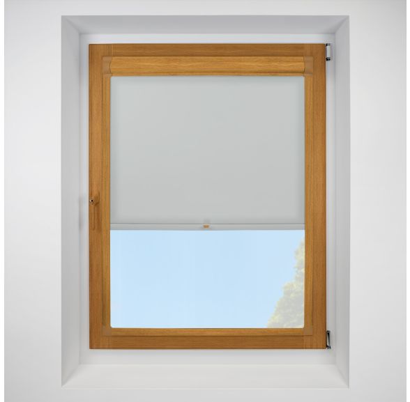 Urban Fr grey Perfect Fit RollerPleated Blind