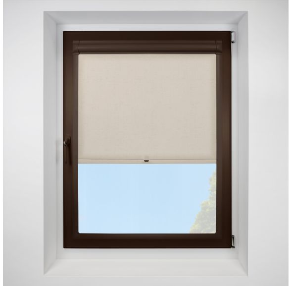 Vermont hemp Perfect Fit RollerPleated Blind