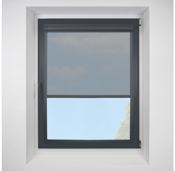 Voile moondust Perfect Fit RollerPleated Blind