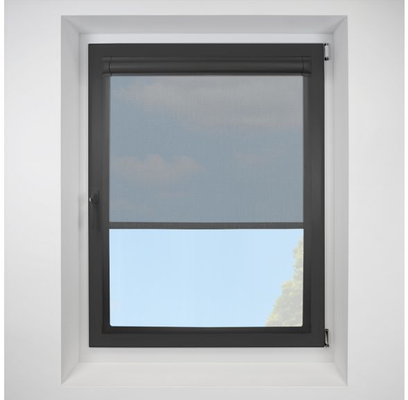 Voile moondust Perfect Fit RollerPleated Blind