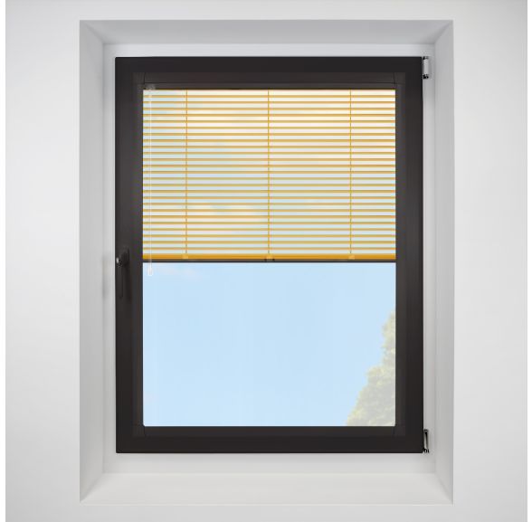 ochre Perfect Fit VenetianPleated Blind