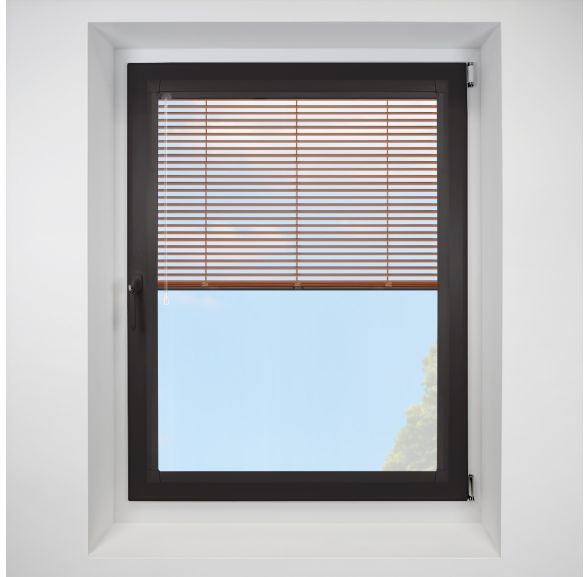 Wood Effect Rowan FITtoFRAME Honeycomb Pleated Blind